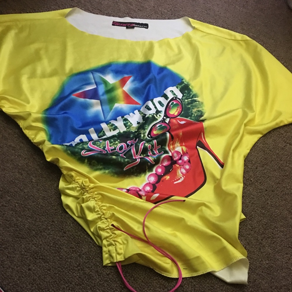 COPY - Ms Sixty canary yellow Hollywood top